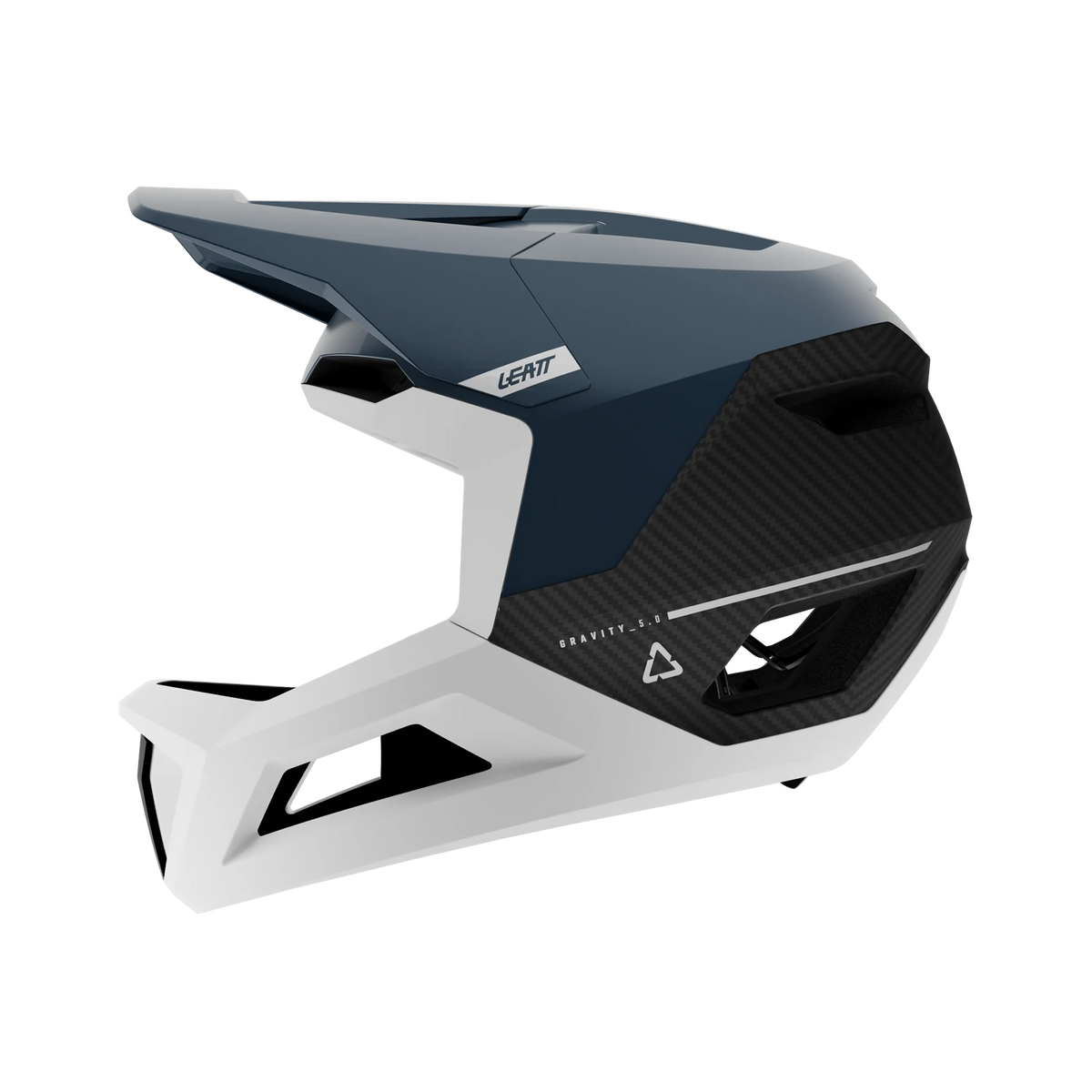 קסדה MTB Gravity 5.0 כחול/לבן - Leatt
