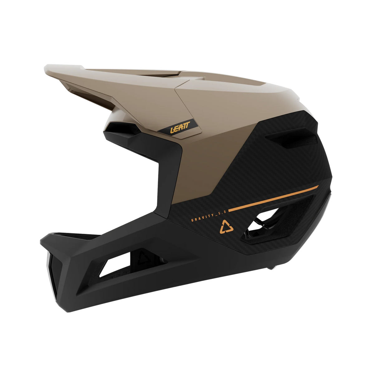 קסדה MTB Gravity 5.0 שחור/חום - Leatt