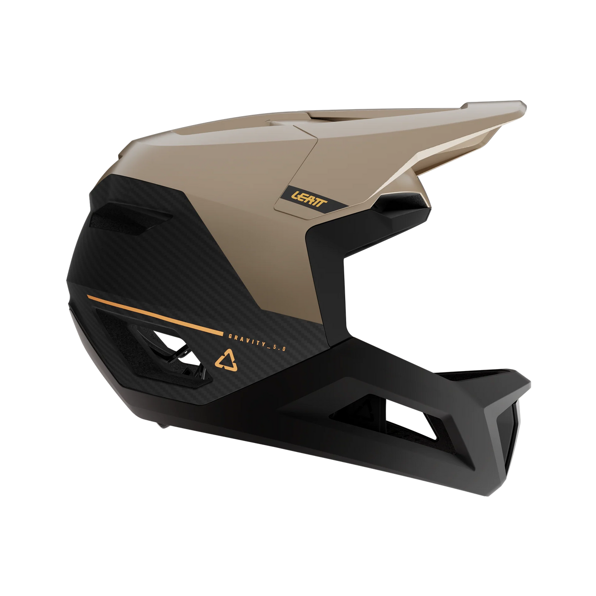 קסדה MTB Gravity 5.0 שחור/חום - Leatt