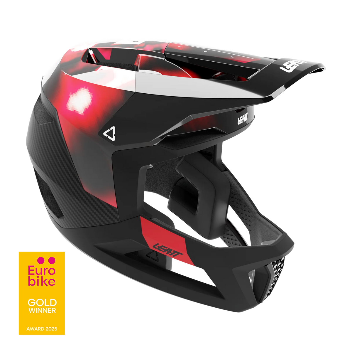 קסדה MTB Gravity 5.0 שחור/אדום - Leatt