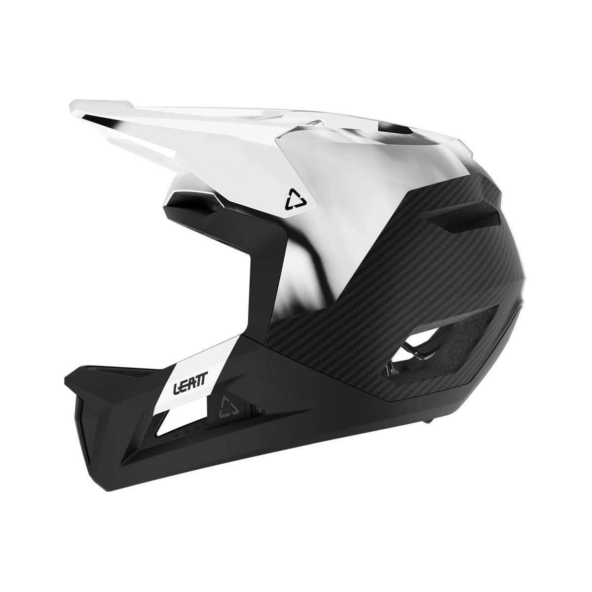 קסדה MTB Gravity 5.0 שחור/לבן - Leatt