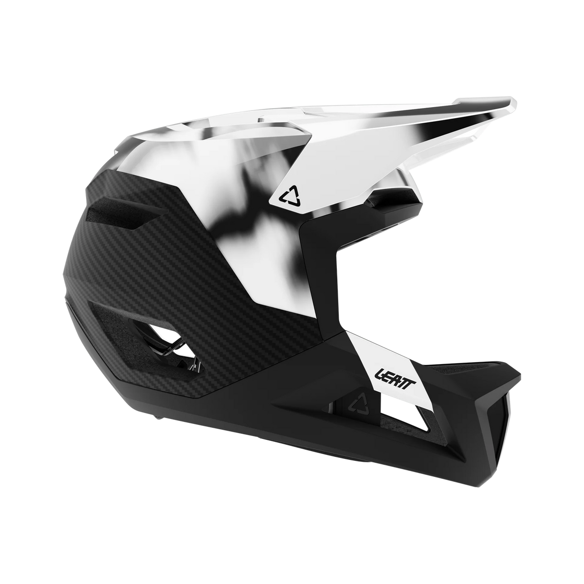 קסדה MTB Gravity 5.0 שחור/לבן - Leatt
