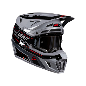 קיט קסדה ומשקף Leatt Moto 8.5 Grey + Goggles 5.5 - Leatt