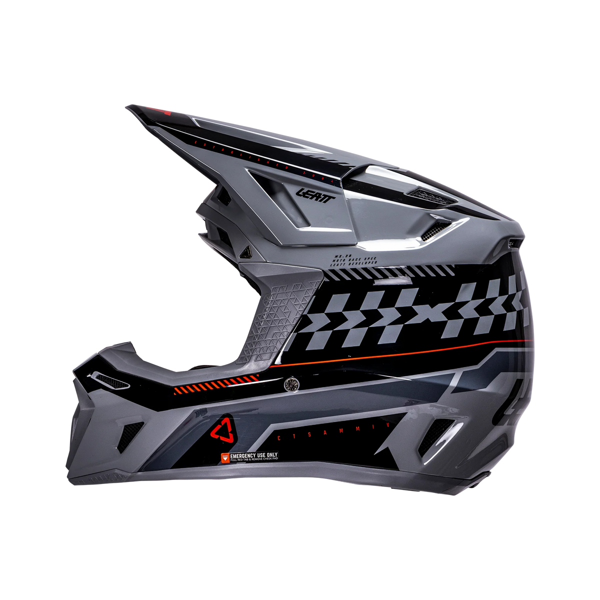 קיט קסדה ומשקף Leatt Moto 8.5 Grey + Goggles 5.5 - Leatt