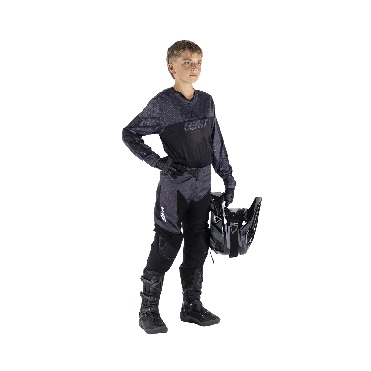 סט מכנס וחולצה 3.5 Stealth/Grey ילדים - Leatt