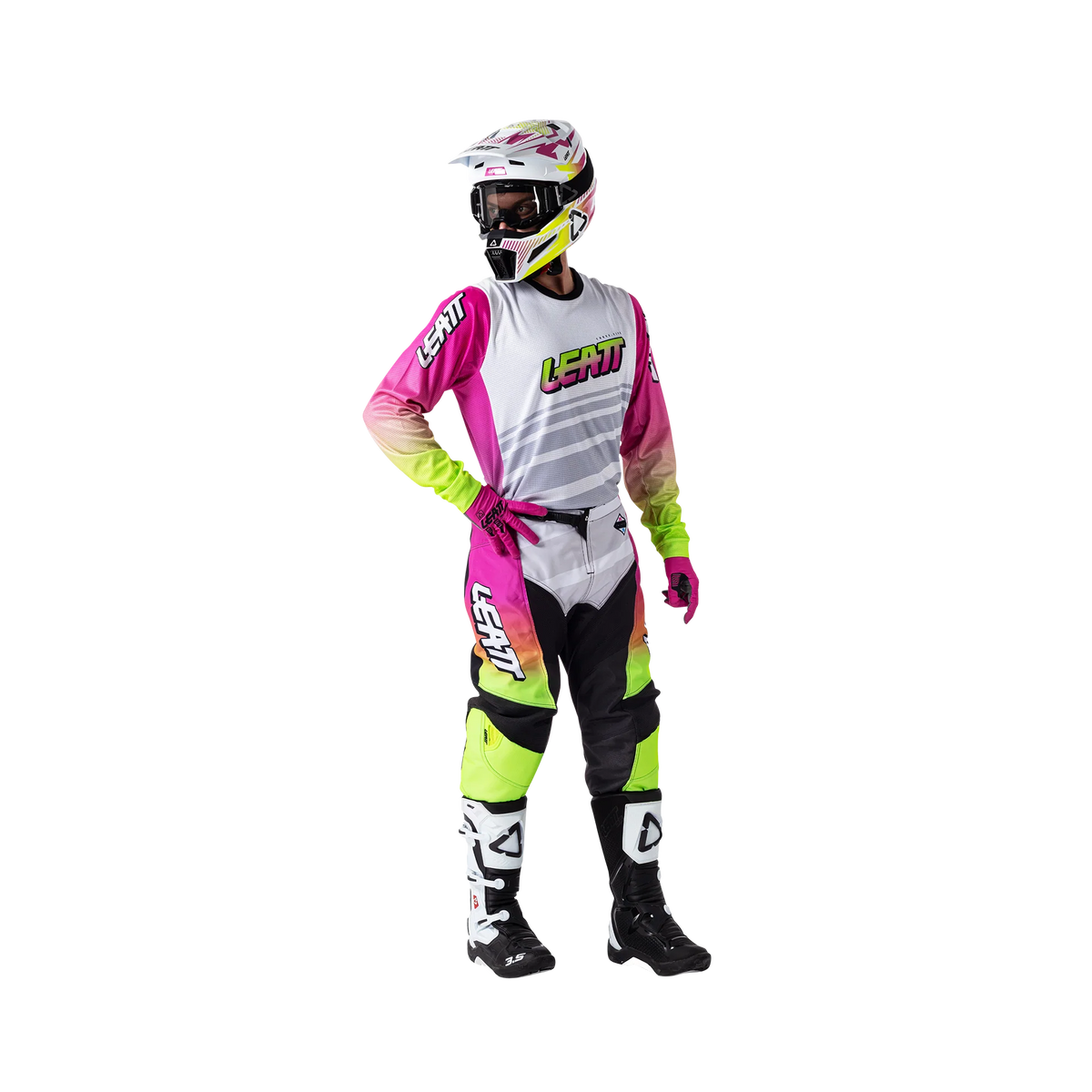 סט מכנס וחולצה 3.5 Retro Pink - Leatt