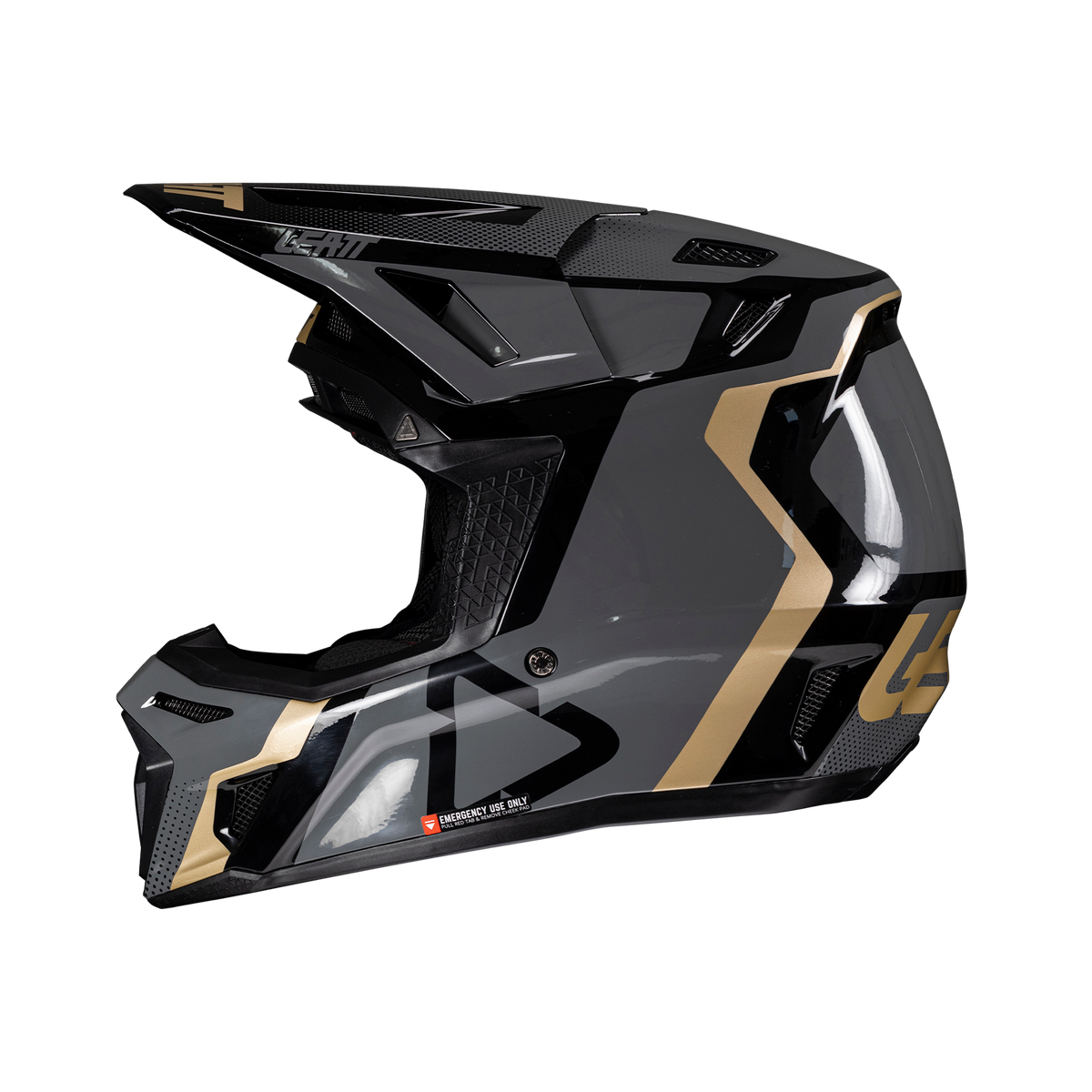 קיט קסדה ומשקף Leatt Moto 8.5 Black + Goggles 5.5 Iriz - Leatt