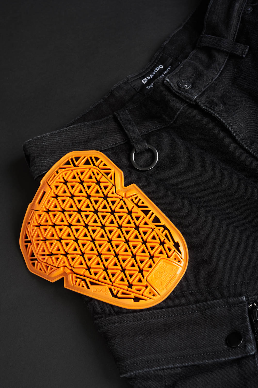 ג'ינס רכיבה MARK Black Jeans AAA - PANDO MOTO