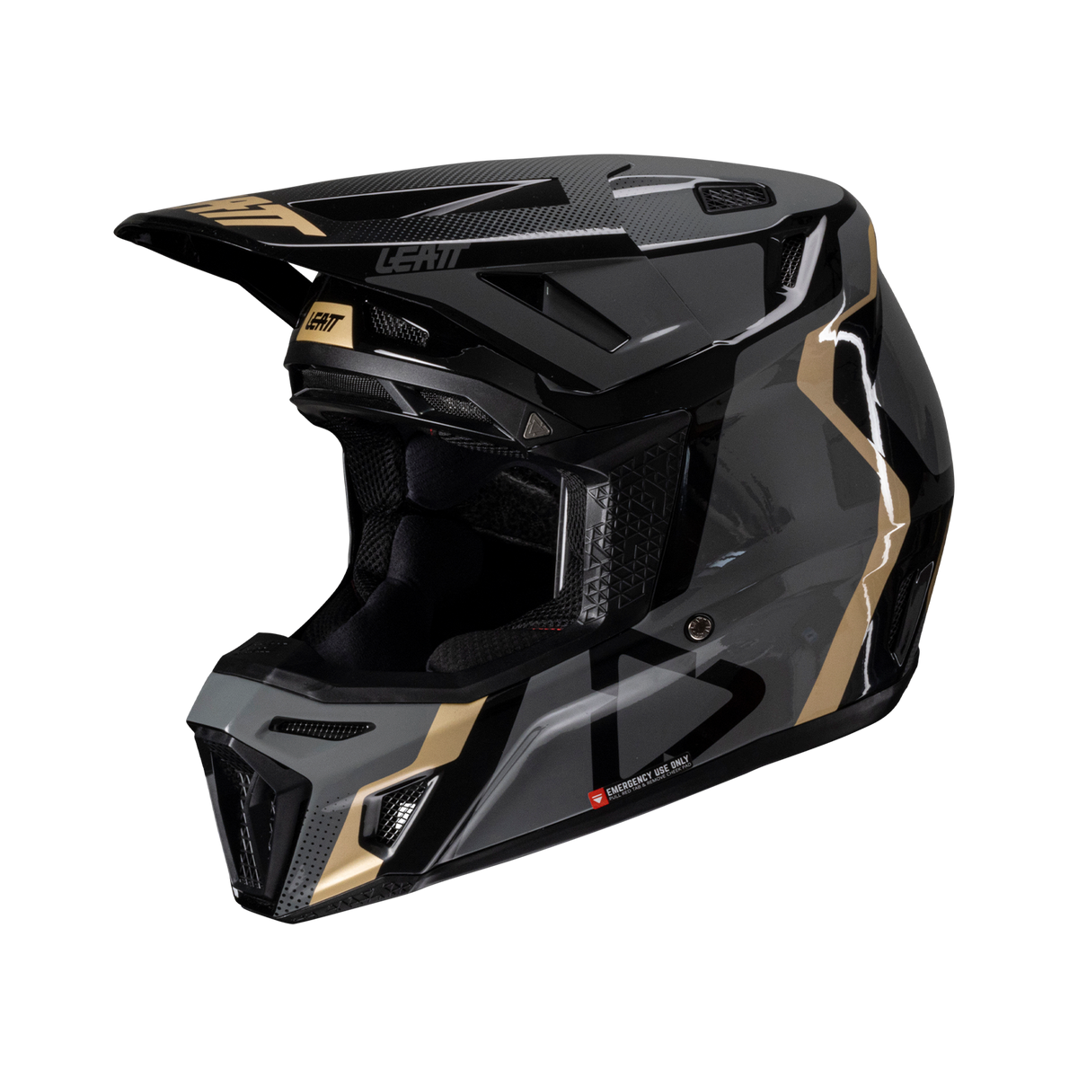 קיט קסדה ומשקף Leatt Moto 8.5 Black + Goggles 5.5 Iriz - Leatt
