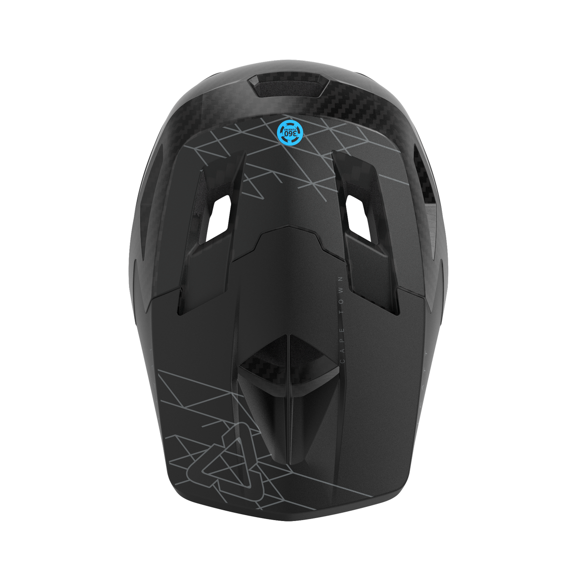 קסדה MTB Gravity 6.0 Carbon שחור - Leatt