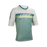 חולצת רכיבה קצרה ילדים MTB Enduro 3.0 Pistachio - Leatt