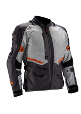 מעיל אדוונצ'ר מאוורר Leatt ADV FlowTour 5.5 + שכבת גשם | Iron - Leatt