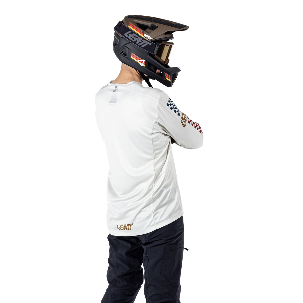 חולצת רכיבה ארוכה MTB Enduro 4.0 Cream - Leatt