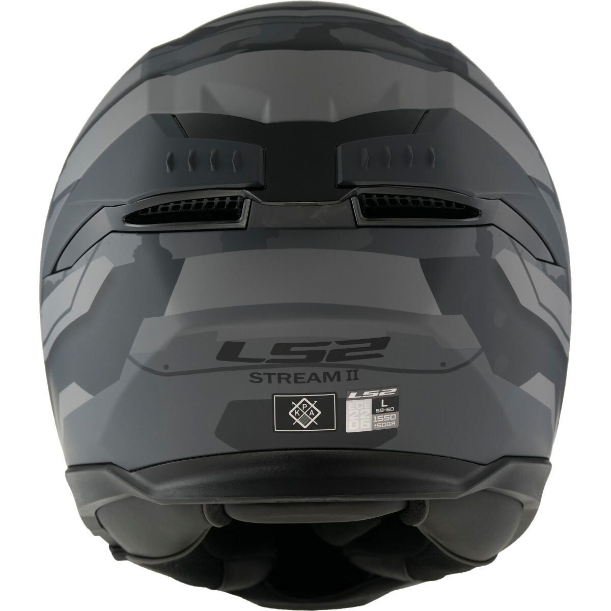 קסדת כביש מלאה LS2 FF808 STREAM II אפור מט - LS2