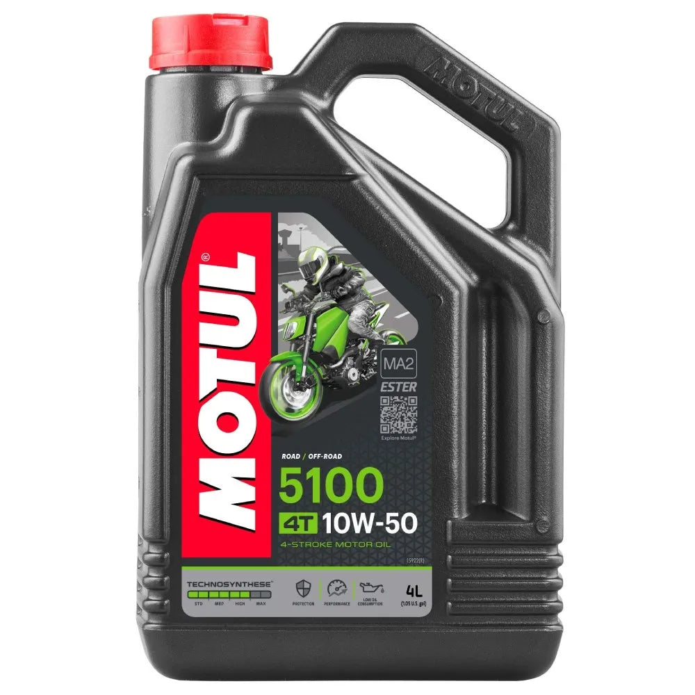 MOTUL 5100 10W50 | שמן סמיסינתטי - 4 ליטר - MOTUL