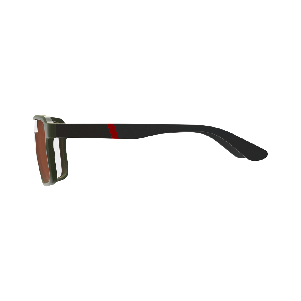 משקפי שמש Leatt TheViz Pyrenees Satin Green Polarized Brown/Silver 20 VLT - Leatt
