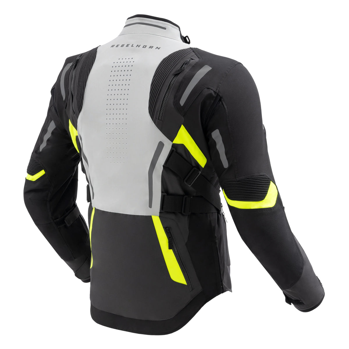 Rebelhorn HIKER IV TEXTILE מעיל רכיבה אפור - REBELHORN