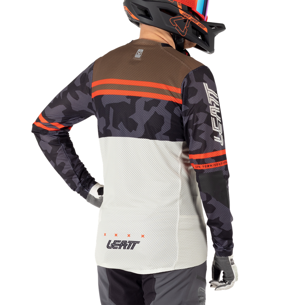 חולצת רכיבה ארוכה MTB Gravity 4.0 Cream - Leatt