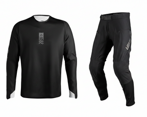 סט מכנס וחולצה Enduro 4.5 Black - Leatt