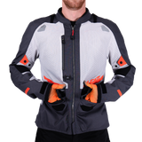 מעיל אדוונצ'ר מאוורר Leatt ADV FlowTour 5.5 + שכבת גשם | Iron - Leatt