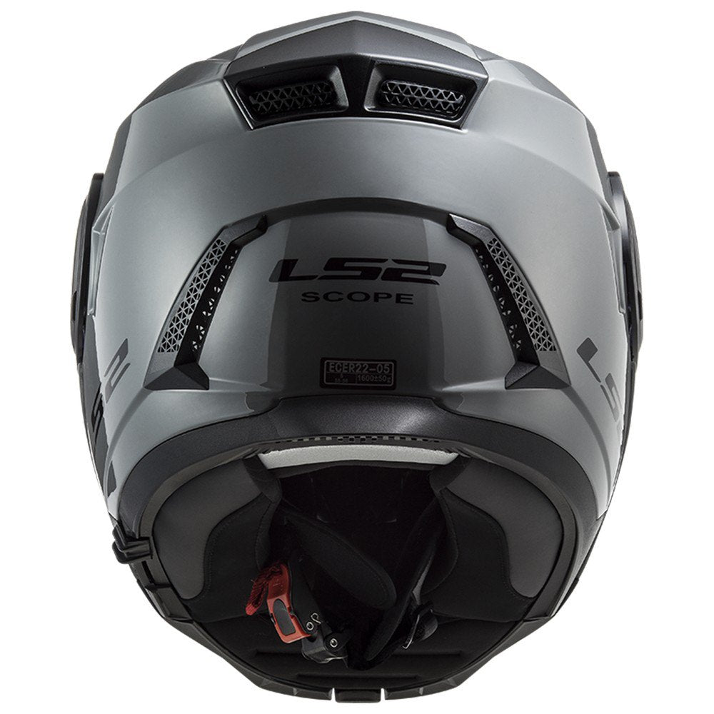 קסדת כביש נפתחת LS2 FF902 SCOPE II אפור מט - LS2