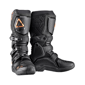 מגף אדוונצ'ר Leatt ADV HydraDri 8.5 – תמיכת Off-Road | Black/Bronze - Leatt