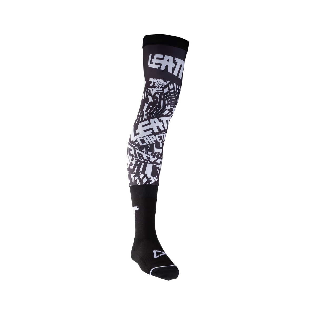Moto Knee Brace | גרבי רכיבה שחור/לבן - Leatt