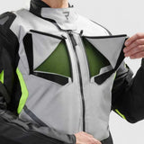 Rebelhorn HIKER IV TEXTILE מעיל רכיבה אפור - REBELHORN