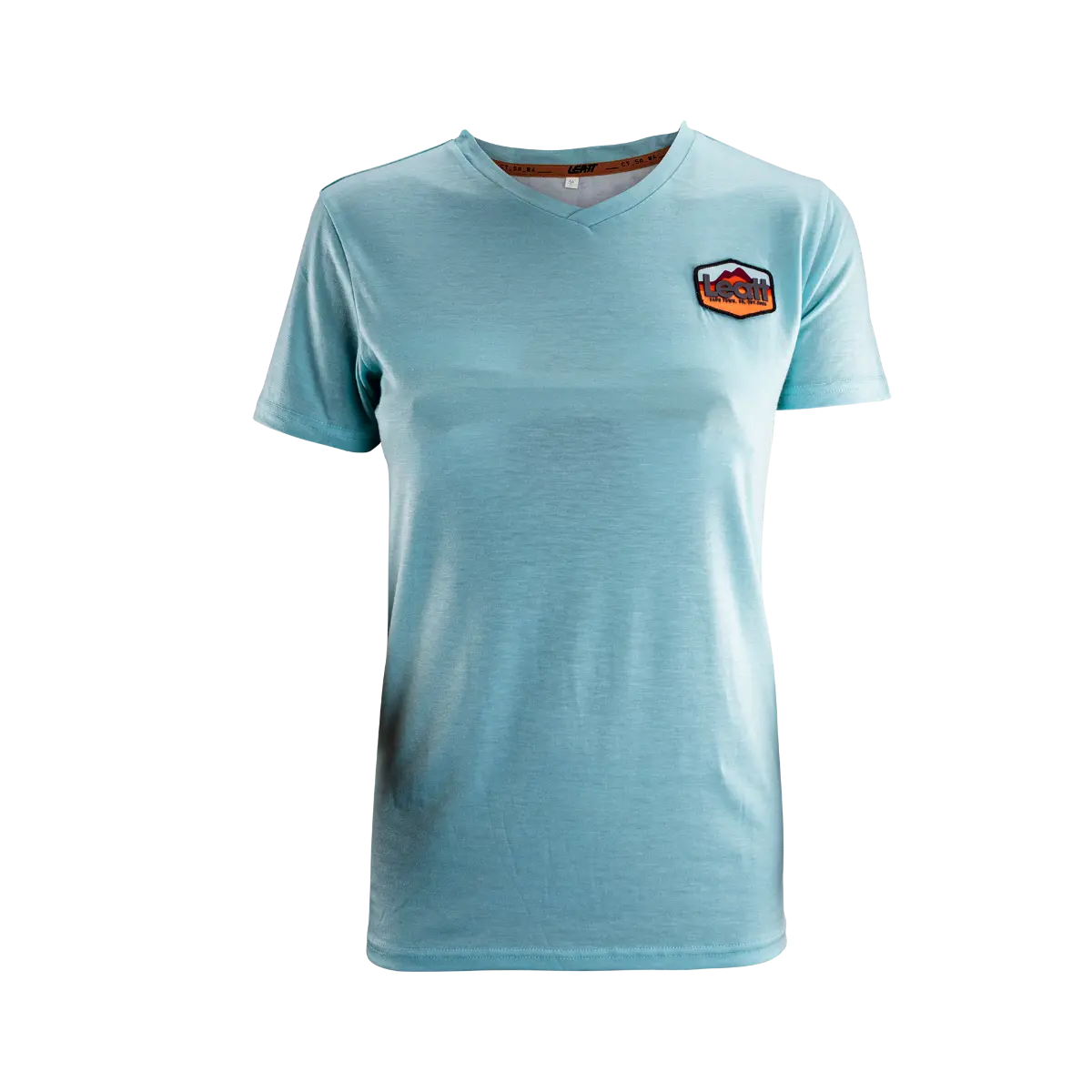 חולצה קצרה נשים Premium Teal - Leatt