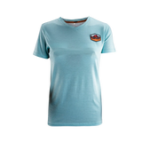 חולצה קצרה נשים Premium Teal - Leatt
