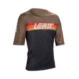 חולצת רכיבה קצרה ילדים MTB Enduro 3.0 Black - Leatt