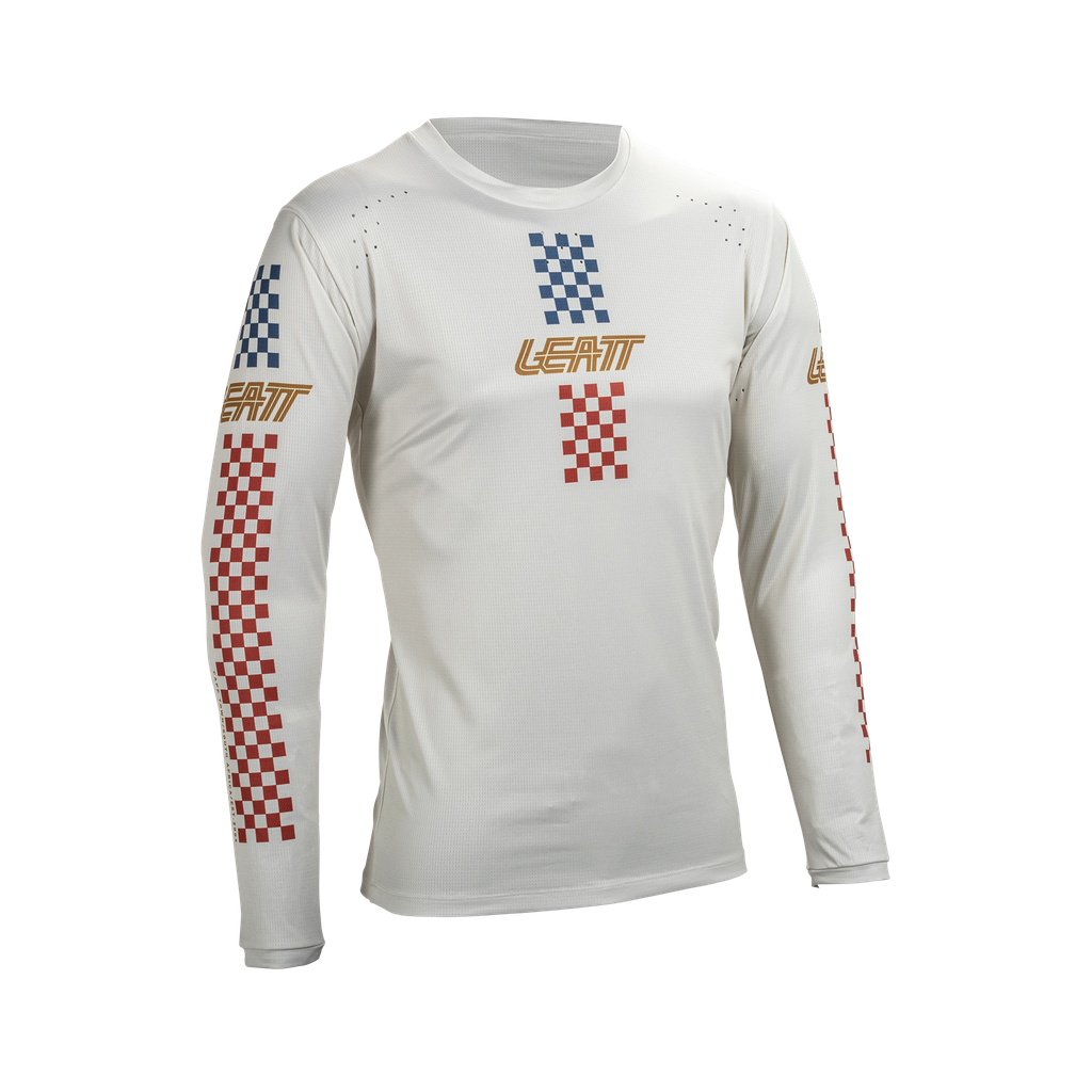 חולצת רכיבה ארוכה MTB Enduro 4.0 Cream - Leatt
