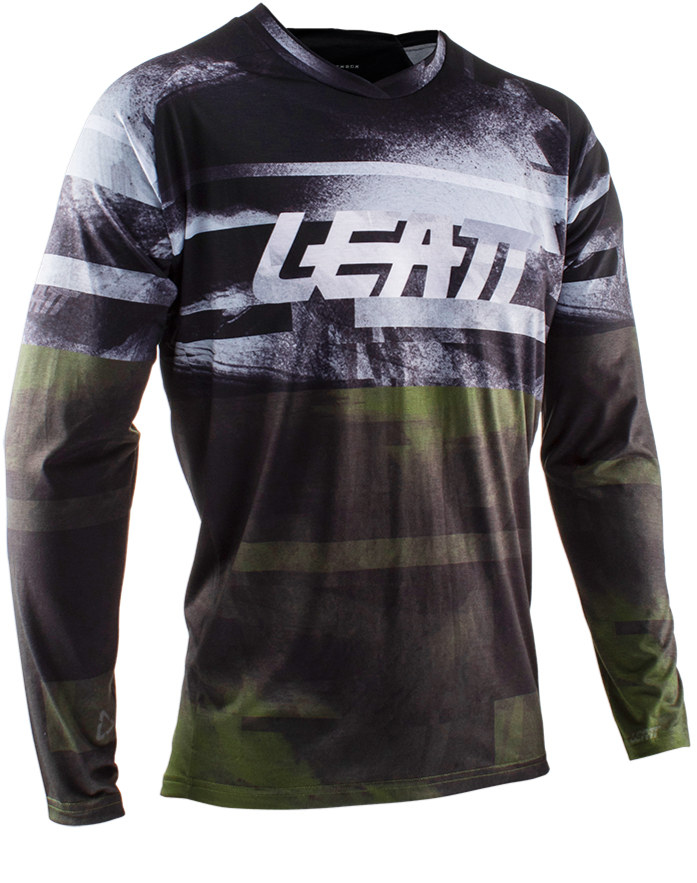 חולצת רכיבה ארוכה גברים MTB 2.0 Forest - Leatt