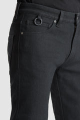 ג'ינס רכיבה Steel Jeans AA - Single Layer Black - PANDO MOTO