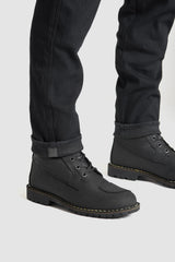 ג'ינס רכיבה Steel Jeans AA - Single Layer Black - PANDO MOTO