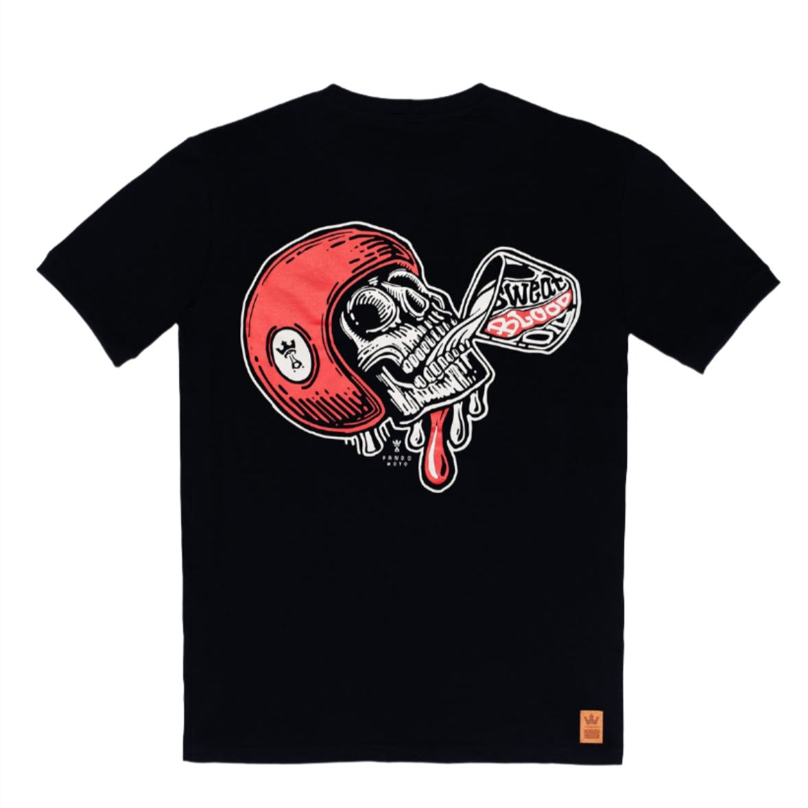 חולצה קצרה MIKE RED SKULL - PANDO MOTO